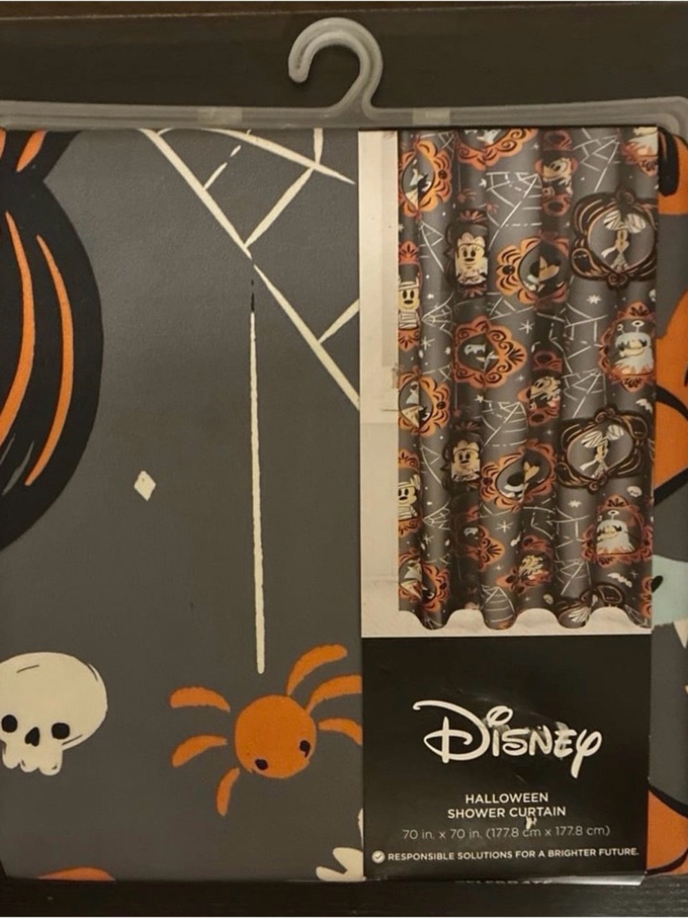 Disney Halloween fabric curtain Neww $26.99 New